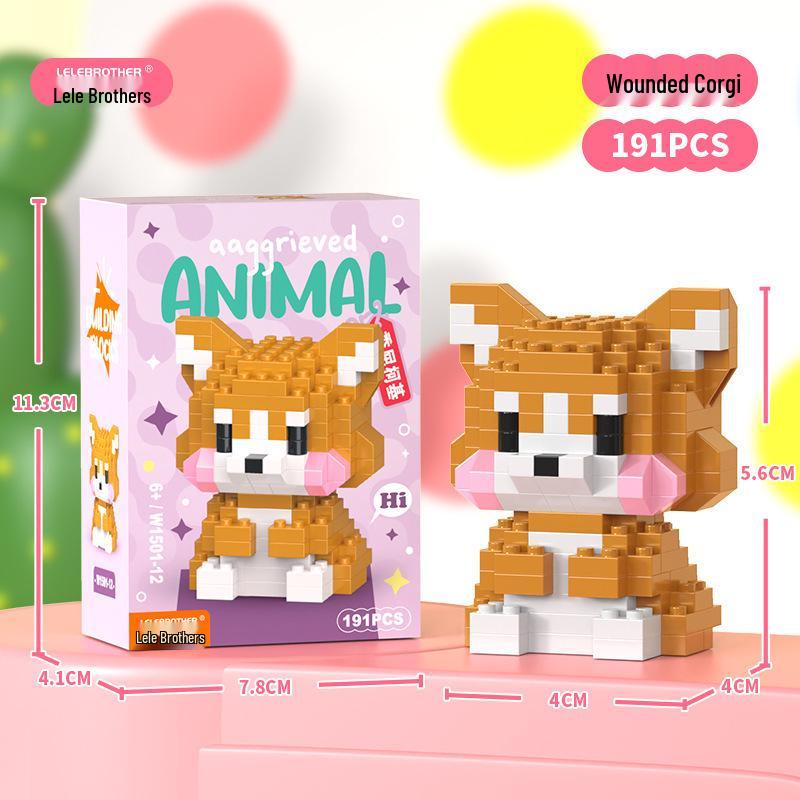 

Совместимые с Lego Микрочастицы Животные Строительные блоки - Образовательная Серия Мультфильмов для Мальчиков