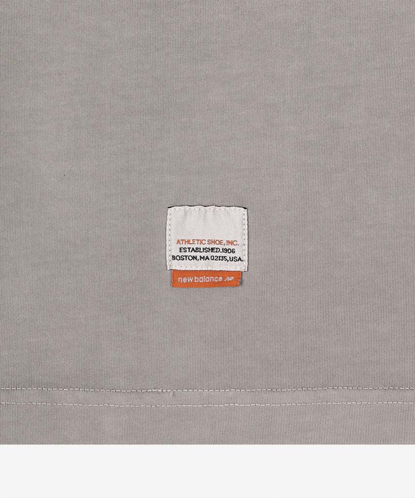 Nyuballanseu Nbneg21453 / Uni Essential Signature Dyed Short Sleeve Tee (Dyeing Gray)