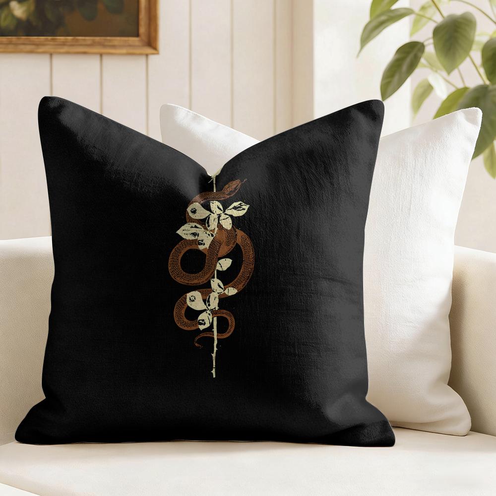 DDepeche MMode Band Cushion Cover Eco Linen Pillow Case DoubleSided Print Breathable Durable Zipper Home Decor Gift