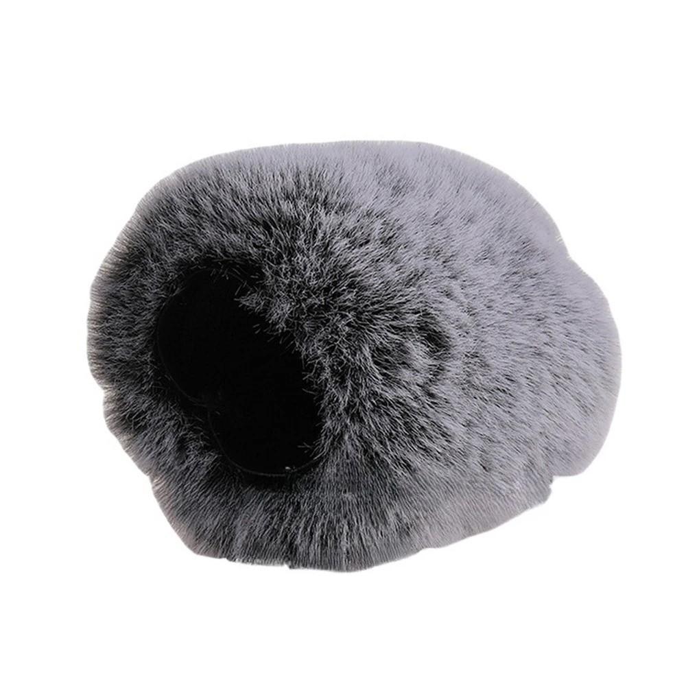 Noise Reduction Microphones Windshield Furry Cover Windcreen Cover Outdoor Recording