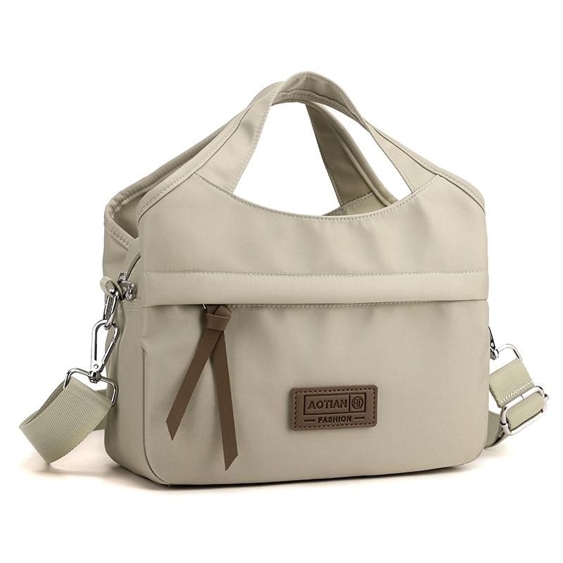 

Новая женская сумка кроссбоди - Большая вместительная сумка через плечо из Оксфорда для поездок на работу и путешествий (Универсальный и стильный) бежевый