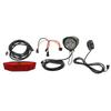 Electric Bicycle Front Rear Light Set Electric Bike Headlight Tail Light Kit with Connection Wires