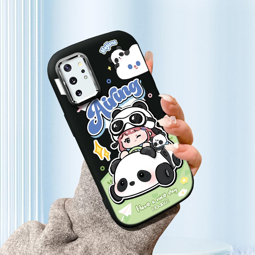 

Сплошной цвет с серебряным краем линзы, жирный корпус, Мягкий ТПУ, жидкий силиконовый чехол, противоударный чехол для телефона для Xiaomi Redmi Samsung Samsung M10S чёрный