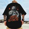 Fashion Men's T-Shirt 3d Space Astronaut Print Short Sleeve Tee Summer Street Hip Hop T Shirt For Men Oversized Men Clothes Tops