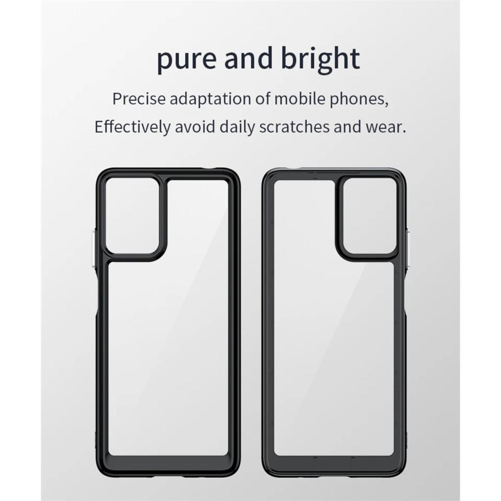 Transparent Phone Case For Motorola Moto G04s Case Silicone Colorful Back Cover Moto G04s Case For Moto G04s G34 G24 G54 G64 5G