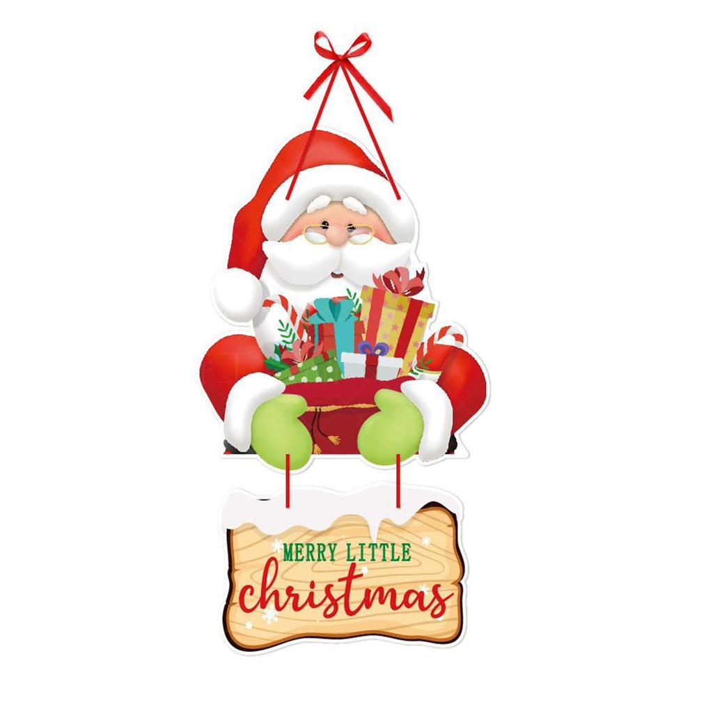 Weihnachtsornament Weihnachts-Thematischer Türhänger Handgefertigt Neujahrsparty Fensteranhänger Wandbehang-Accessoires