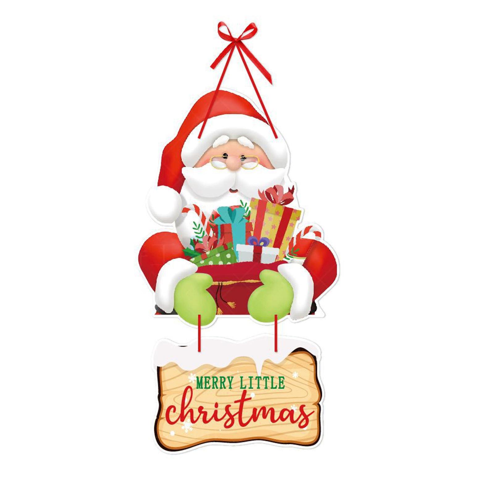 

Святкова прикраса Різдвяна тематика Підвіска на двері Ручна робота Новорічна вечірка Підвіски на вікна Аксесуари для настінного кріплення 5