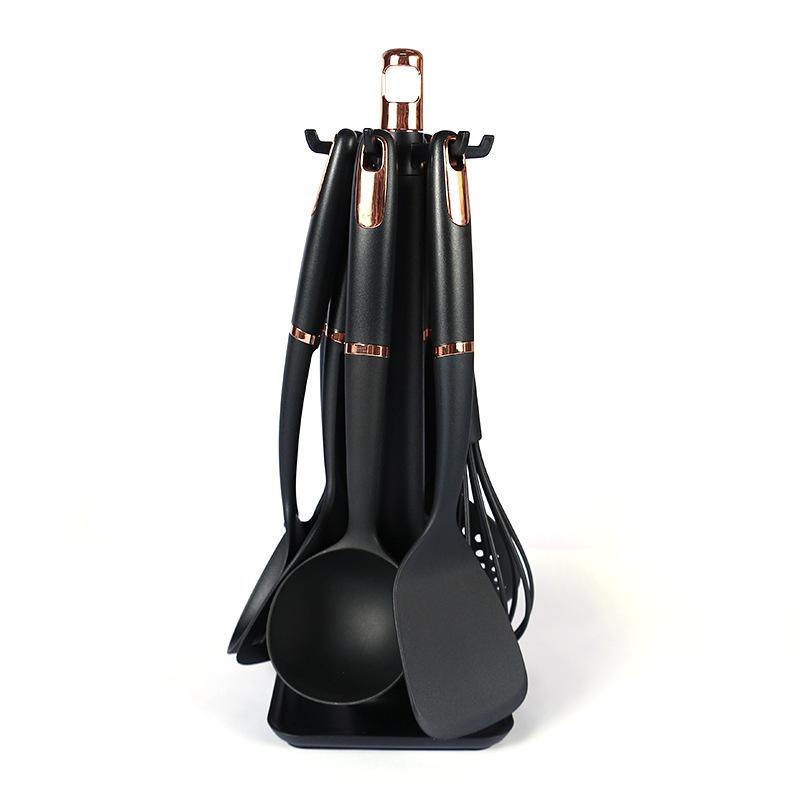 Cooking Nylon Kitchenware Set Non-stick Pan Special High Temperature Resistant Cooking Shovel Spoon Egg Beater Kitchen Supplies