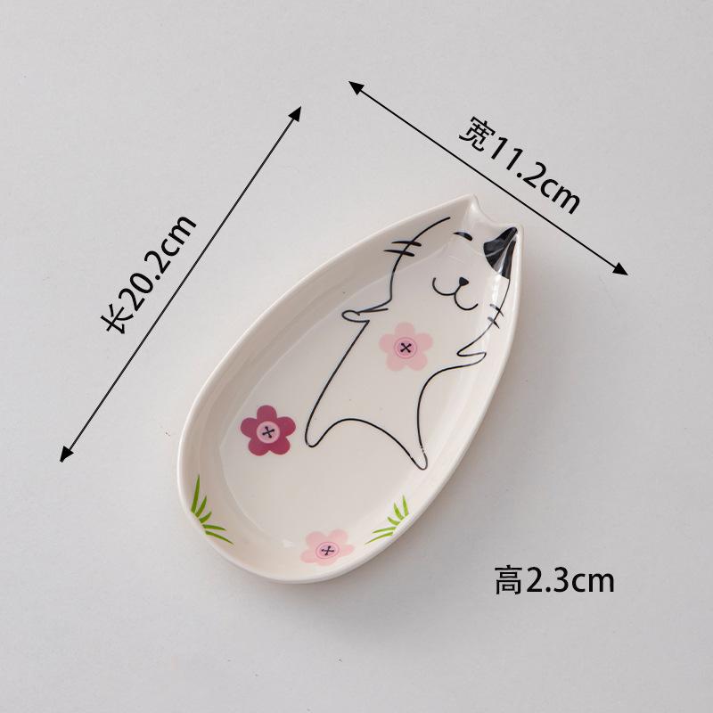 

Cute Creative New Chinese Style Ceramic Baking Flower Plate Nut Pastry Fruit Salad Cold Dish Plates Blows Hotel Daily Tableware