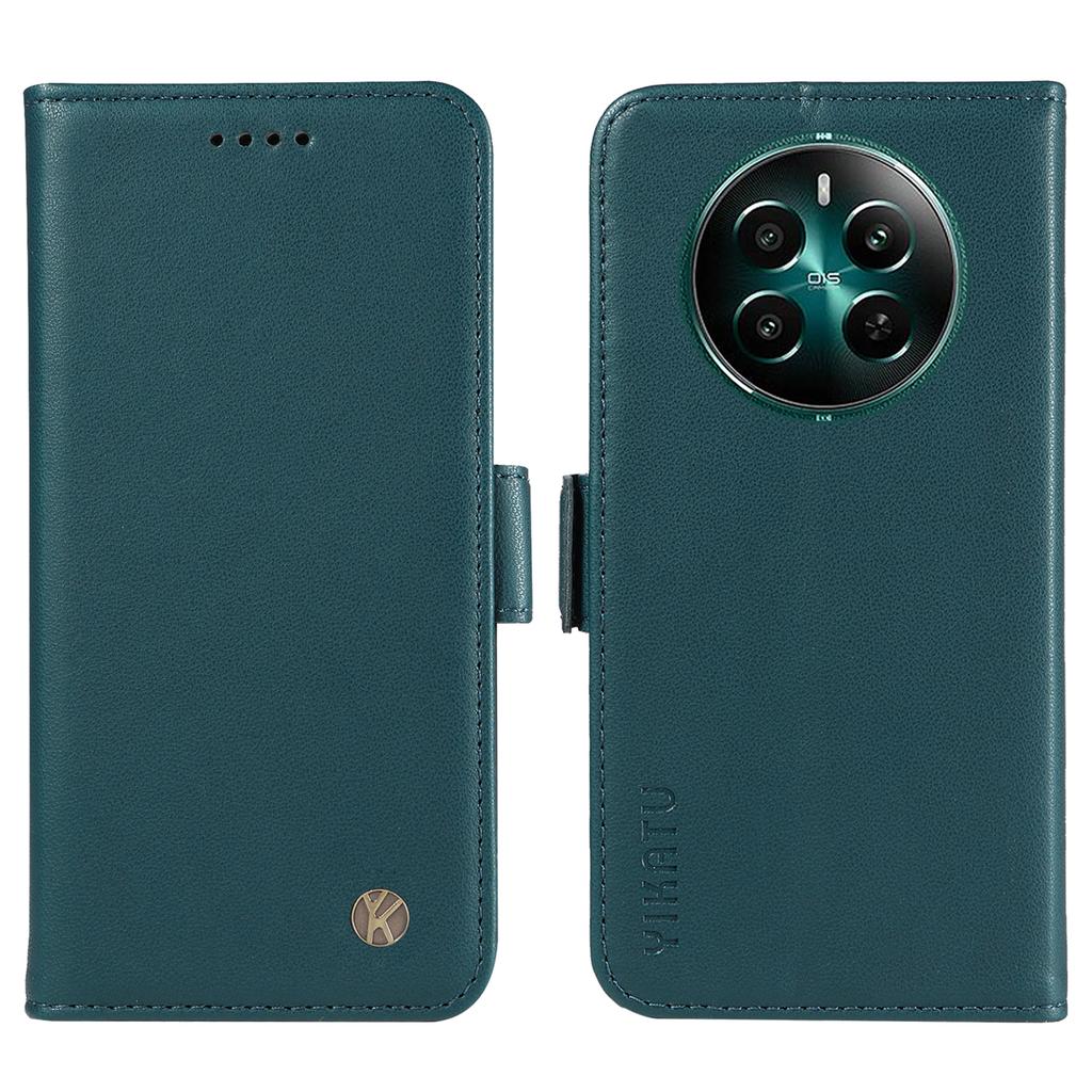 YIKATU YK-003 For Realme Narzo 70 5G/Narzo 70 Pro 5G/P1 5G/12 4G/12+ 5G Case Wallet Stand Leather Phone Cover Side Buckle