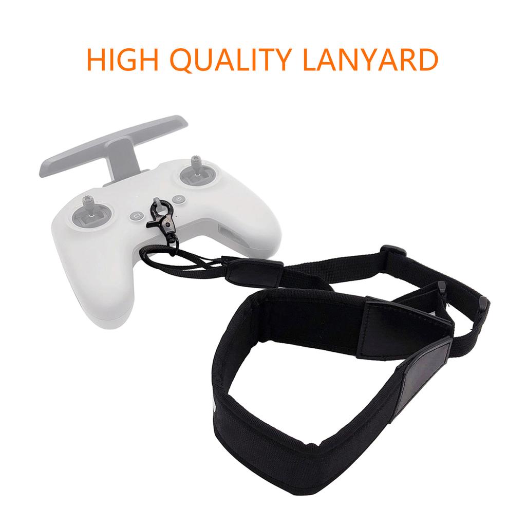 Lightweight Remote Control Strap Ergonomic Adjustable Length Neck Lanyard For Drones Ergonomic Quick Detach Accessories