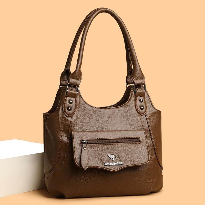 Tote Bag Women's Large Capacity Commuter Handbag Middle-aged Shoulder Bag