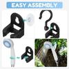 Portable Rechargeable Camping Shower Pump Kit, Outdoor Electric Shower Head for Camping Hiking Beach Swimming, Camping Essentials