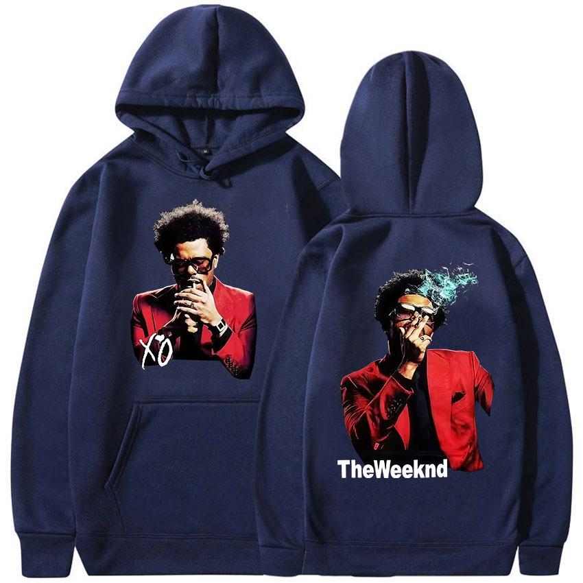 Singer The Weeknd Xo New Album  Hoodie Men Hip Hop Fashion Autumn/Winter Sweatshirt Unisex Fleece Pullover Hooded Streetwear