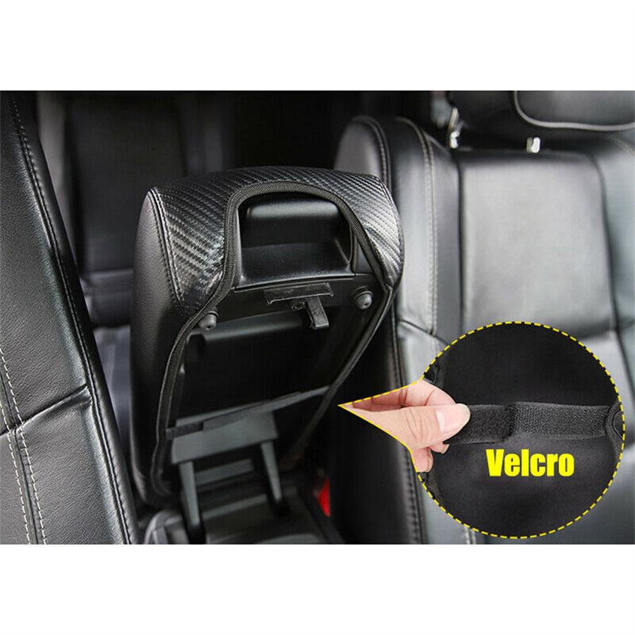 Carbon Fiber Look Center Console Armrest Cover Pad For Jeep Grand Cherokee 11-18