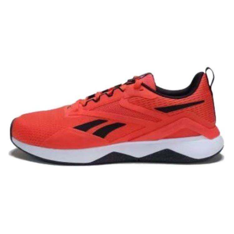 Reebok Nanoflex Tr 2 Wear Resistant Breathable Low Top Training Shoes Mens Red Black 100074537 40