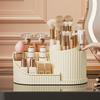 360° Rotatable Cosmetic Organizer Lipstick, Makeup Brush Organizer, Desktop Cosmetic Display Cabinet Suitable for Living Room,