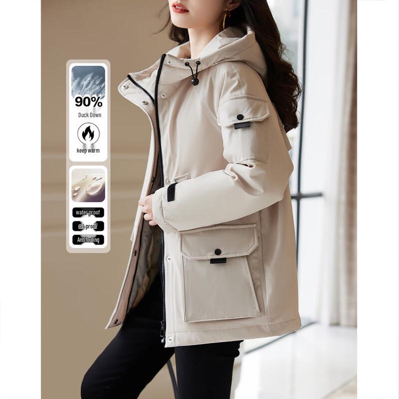 Demana 3-Proof Hooded Duck Down Winter Jacket