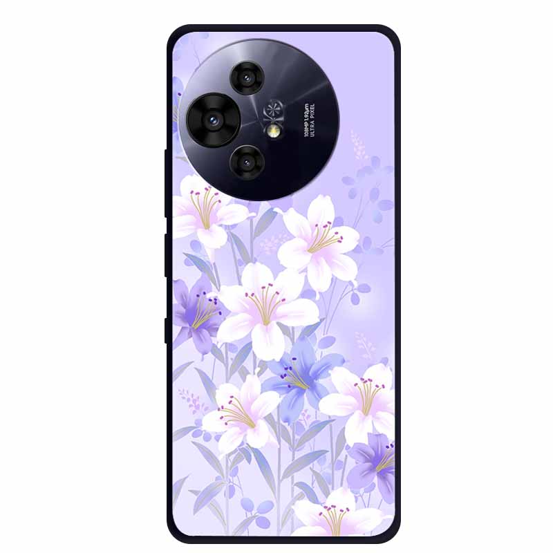 Pro pouzdro na telefon TCL 50 Pro NxtPaper Černé silikonové měkké TPU pouzdro Pro TCL 50 Pro NxtPaper 5G Zadní kryt Pouzdro 6.8" Coque Odolné proti nárazům