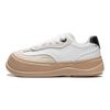 Li Ning Honey Platform Slip Resistant Abrasion Resistant Low top Casual Shoes Women's White Beige Black AGCU418-1