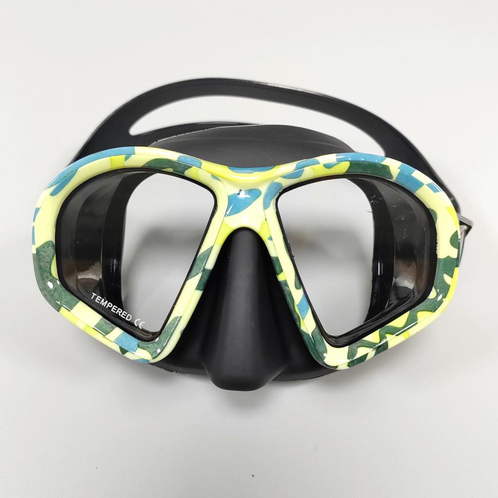 Maska do nurkowania Scuba Kamuflażowa Przeciwmgielna Sprzęt do wędkarstwa harpunowego Maska do pływania