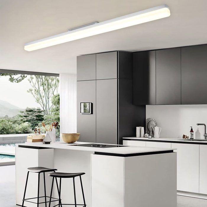Plafonnier LED - NETTLIFE - 90 cm - 36W - 4000K (Blanc neutre) - Métal