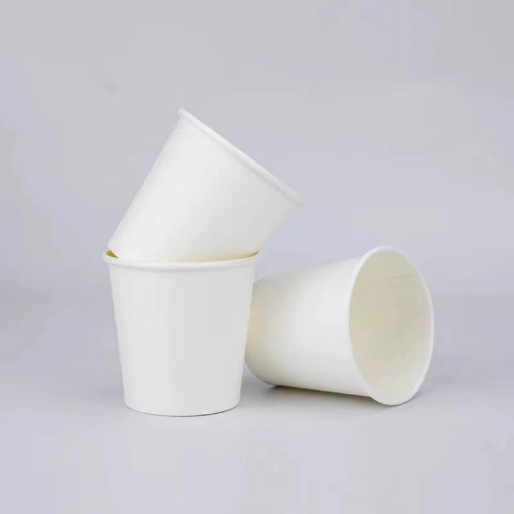 200Pcs Thickened Tasting Cup Multisize Paper Coffee Cup Disposable Paper Cup  Household Drinking