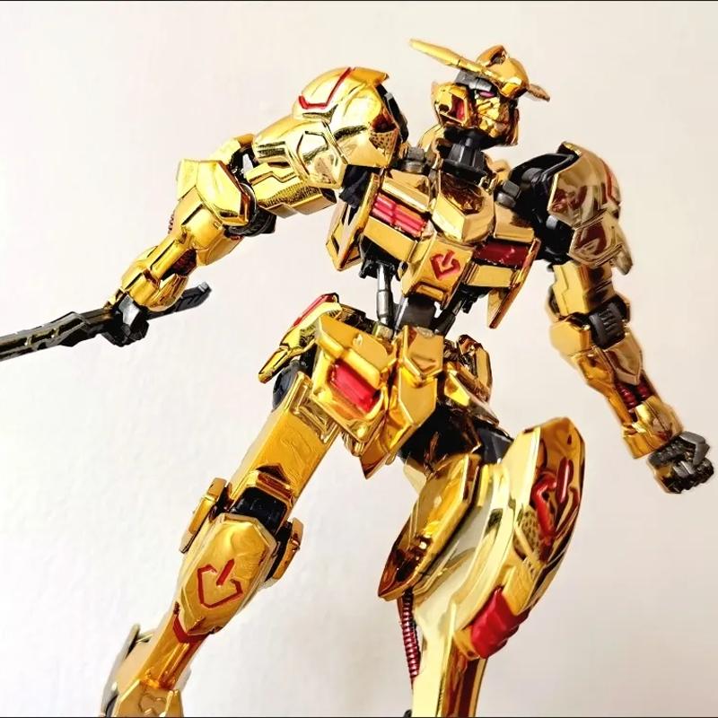 HG1/144 B001 Barbatos Plated Version Iron-Blooded Orphans Mech Assembly Model Kits Action Figures Decorative Doll Boy Puzzle Toy