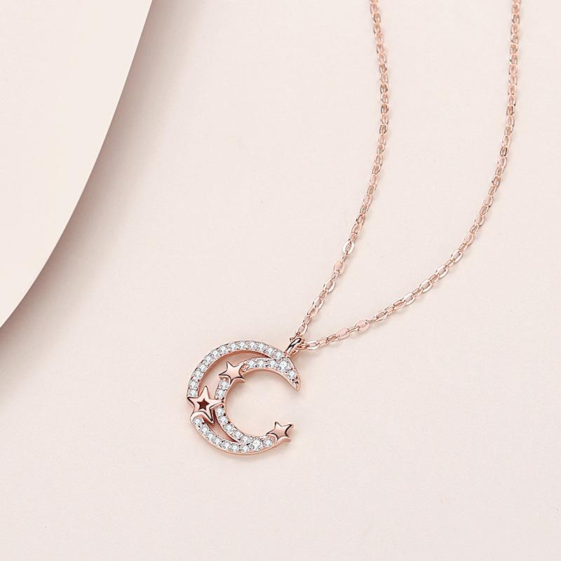 

Танциз S925 стерлингового серебра Роскошное индивидуальное ожерелье с подвеской женское классическое ожерелье прилива розового золота