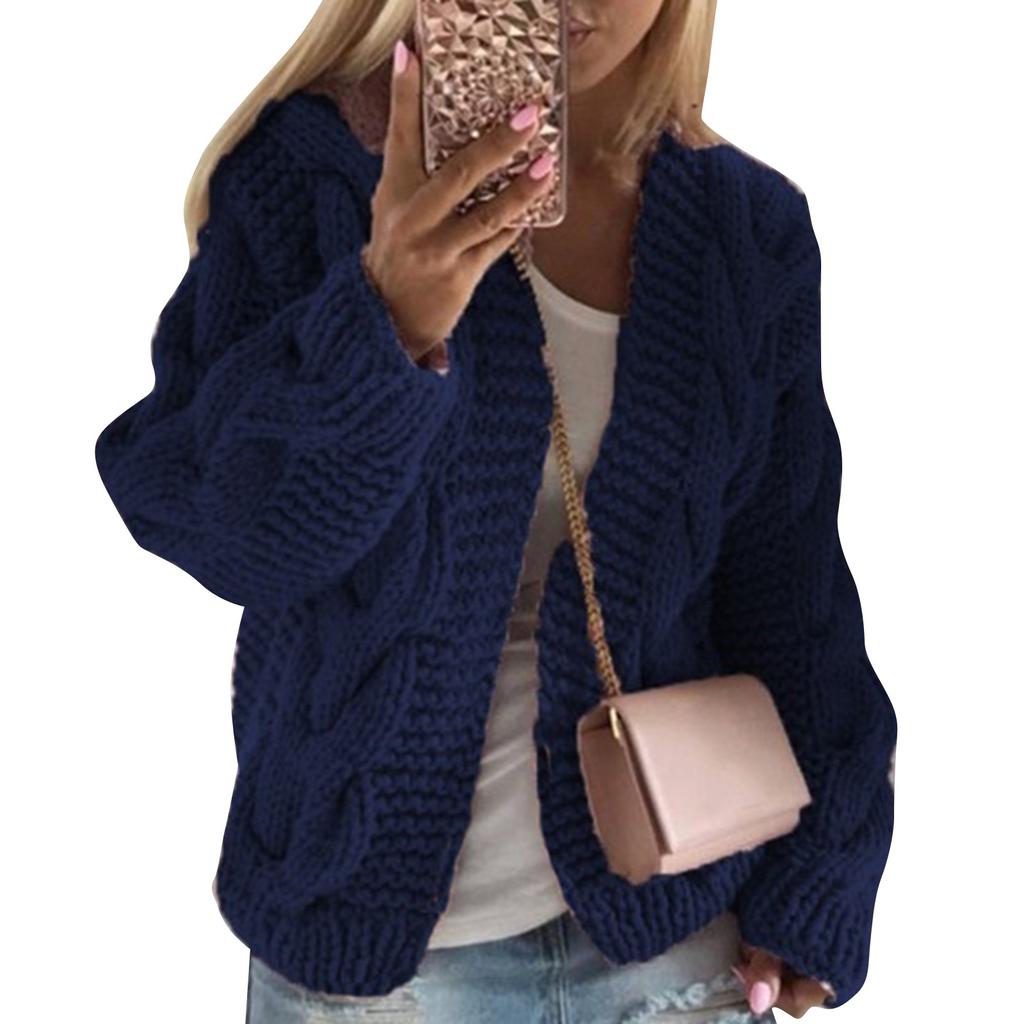Women's Fashion Casual  Knit Cardigan Sweater