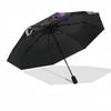 1pc Skele-Witch-Meditation Umbrella with Plastic Handle,Suitable for All Seasons Home Travel Outdoor UmbrellaDD1662