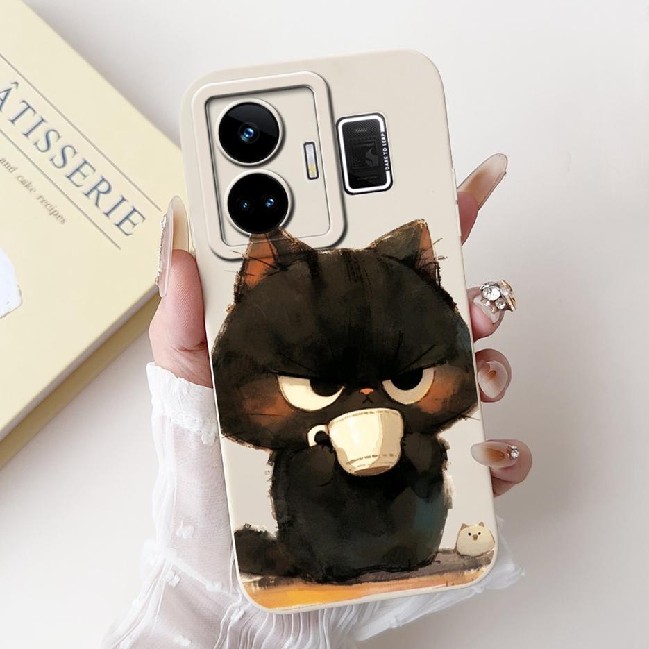 For Realme GT3 Case RMX3709 Cute Funny Cartoon Cover Soft Silicone Case For Realme GT Neo 5 Neo5 240W RealmeGT3 Back Cover Coque