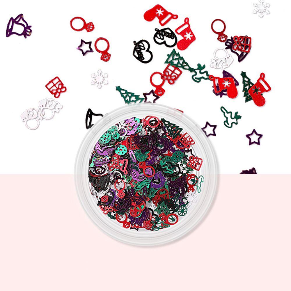 Salon Supplies Nail Flakes Slices 3D Sparkles Sequins Snowflake Nail Sequins Nail Art Decoration