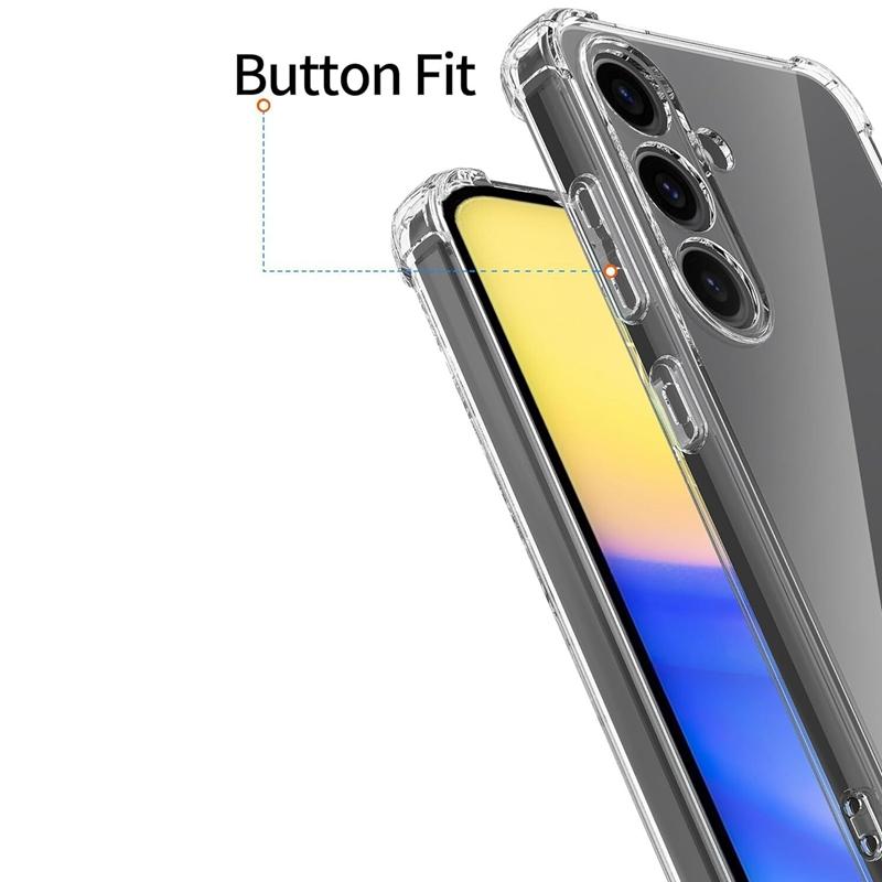 Transparent TPU Phone Case For Samsung Galaxy M35 M55 M15 M34 M14 M54 M33 M53 M23 5G 4G Shockproof Protective Cover Fundas Coque