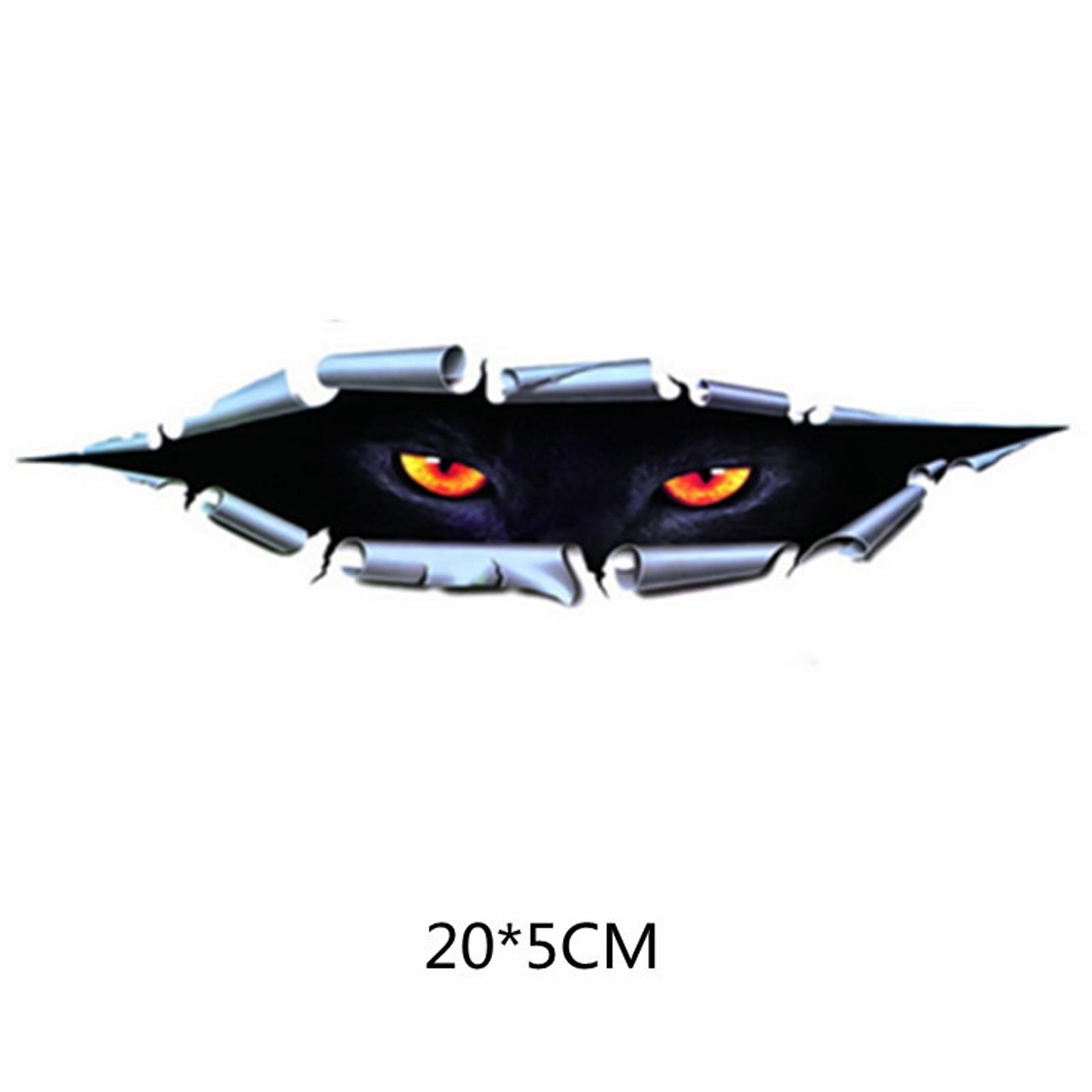 1 шт. 3D крутая автомобильная наклейка, креативная модифицированная наклейка, выглядывающая в глаза, водонепроницаемая, автостайлинг, аксессуары для салона автомобиля