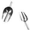 Popcorn Flat-bottomed Spatula Mixed Grains Sugar Flour Soybeans Tea Food Multi-purpose Spatula Thick Ice Spatula Stainless Steel Spatula