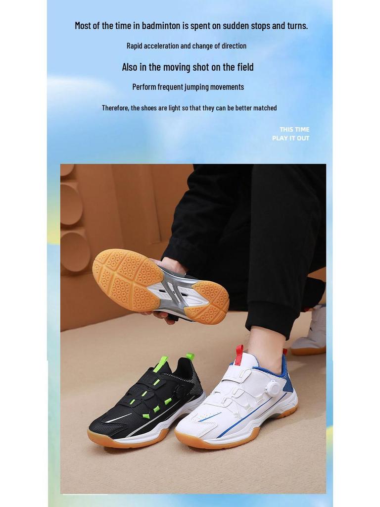 Breathable Unisex Badminton & Table Tennis Shoes for Summer Training
