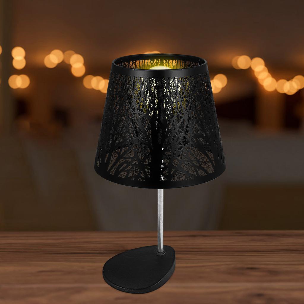 1Pcs Premium Iron Lampshade Creative Tree Shadow Pattern Dust Proof Soft Light Diffuser for Table Floor Lamp Modern Home Decor