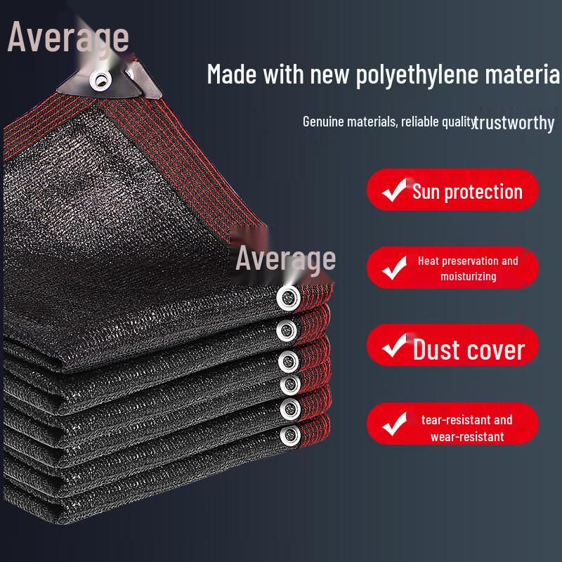 Outdoor Perforated Black Sunshade Net