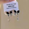 Women's Luxury Textured Metal Hoop Earrings - Versatile Niche Design