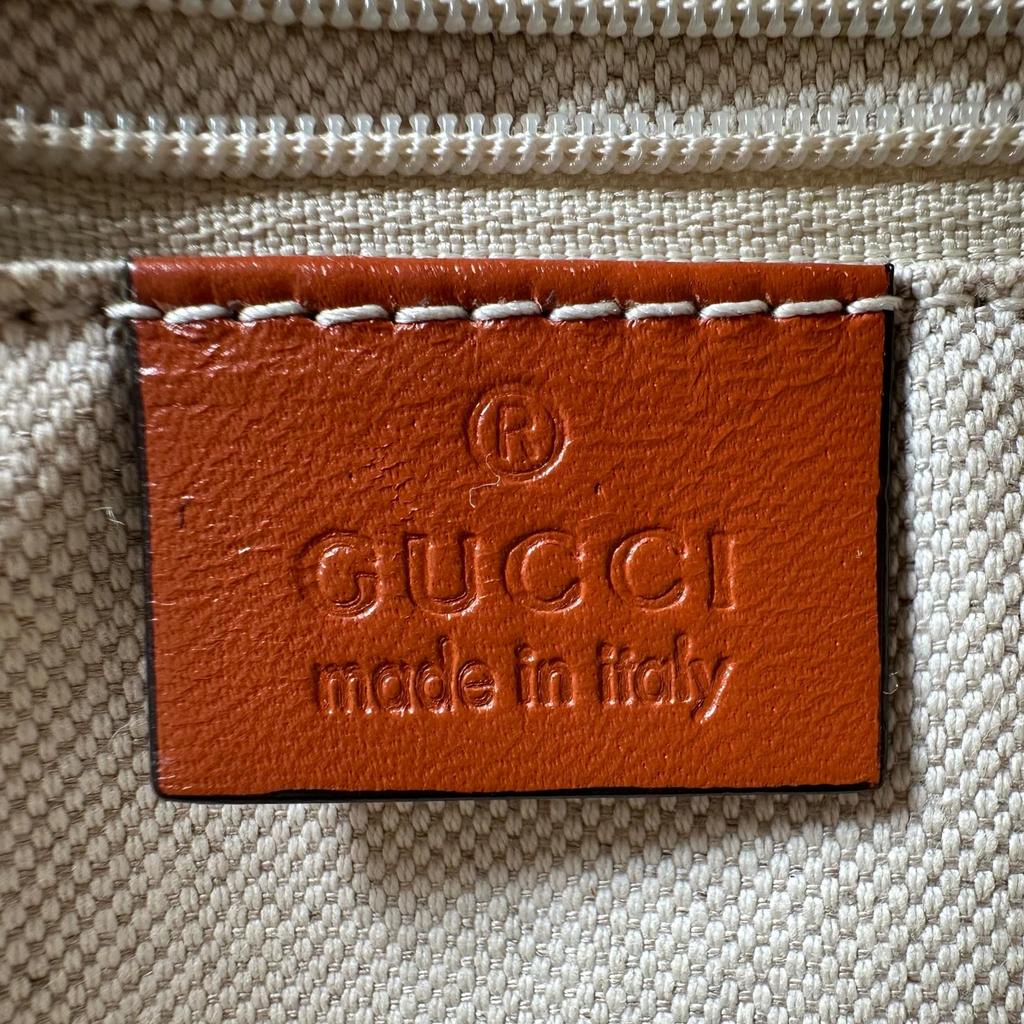 GUCCI Sukey 247902 Handbag Orange Women used