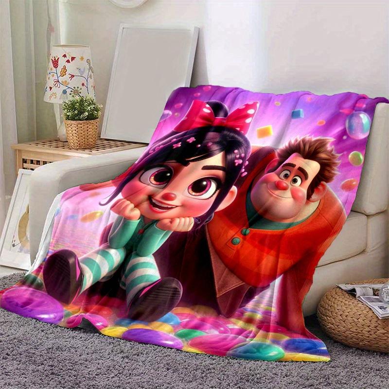 1pc. Cute Cartoon Character Plush Blanket - Perfect for Home, Office, Outdoor Use, Gift Idea, Suitable for All Seasonsz0417263 130cmx150cm