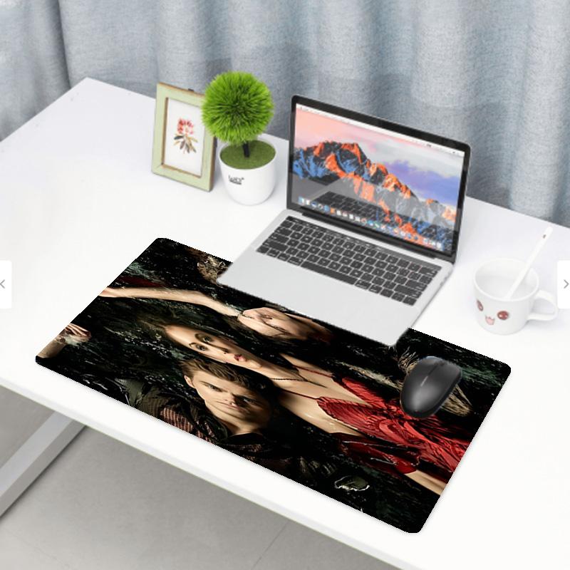 The Vampire Diaries Print Mouse Pad, Anti‑Slip Desktop keyboard Mat, for PC Laptop Gaming Working Daily Use, Cool Festival Surprise Gift
