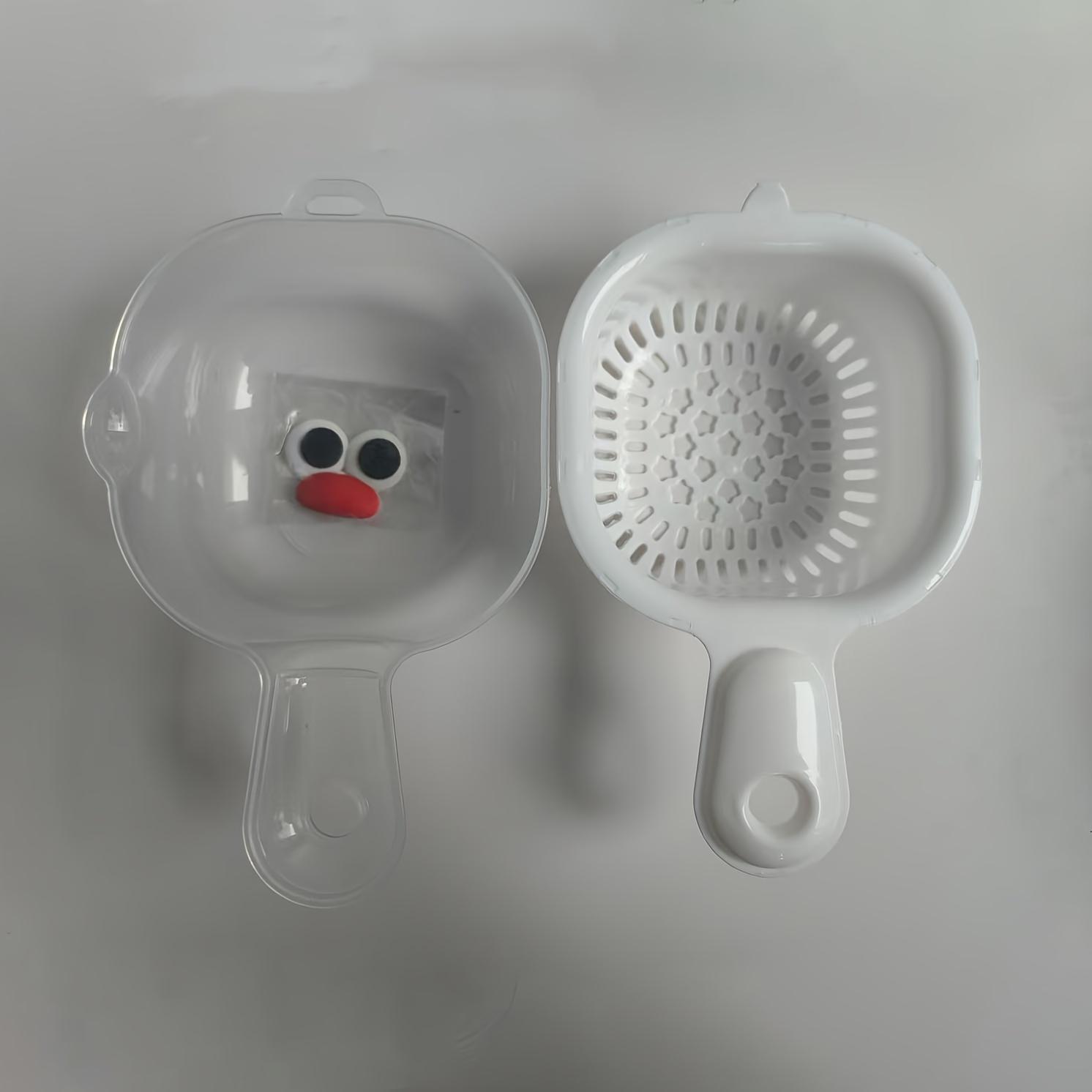 

Утиный носик Дофамин Милая ручка Корзина для слива Водяной фильтр Двойная 2-в-1 Утолщенная корзина для мытья Мыть фрукты Бытовая белый