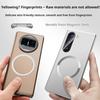 Ultra Thin Matte Metallic Paint Magsafe Phone Case for Samsung Galaxy Z Fold 7 6 5 4 Magnetic Wireless Charge Shockproof Cover