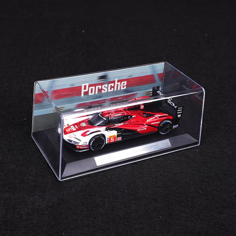 Ny på lager Bburago 1:43 24h Le Mans Racing Lamborghini Sc63 Porsche 963 Legering Miniatyr Støpt Modell Akryl Emballasje Leker