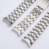 Quality Watchband 20mm 22mm Silver Stainless Steel Watch Band For Omega Strap Seamaster 600 Speedmaster Planet Ocean Belt