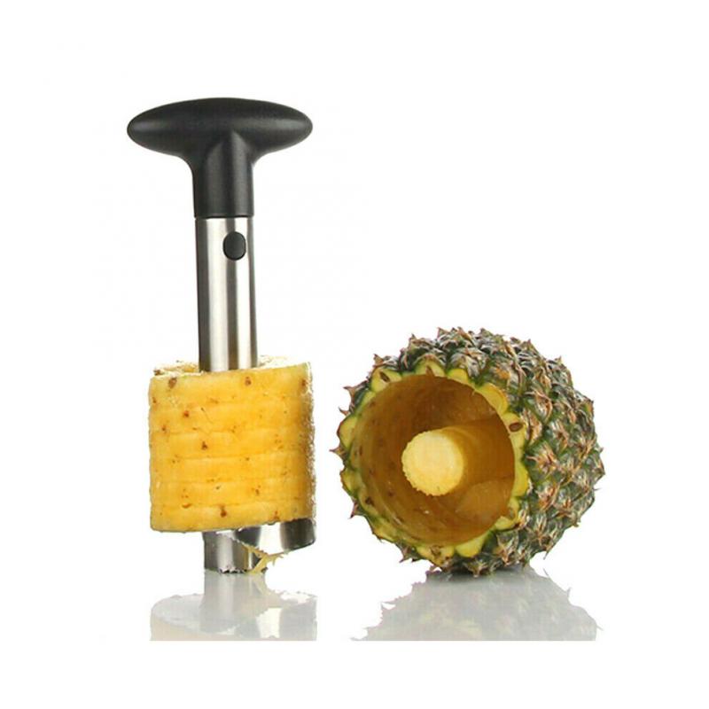Fruit Stainless Pineapple Corer Slicer Peeler Cutter Parer Kitchen Easy Tool