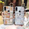 Waterproof Lanyard Phone Case For UMIDIGI Power Fashion Design Cartoon Ring Protective Cute Wrist Strap Anti-knock