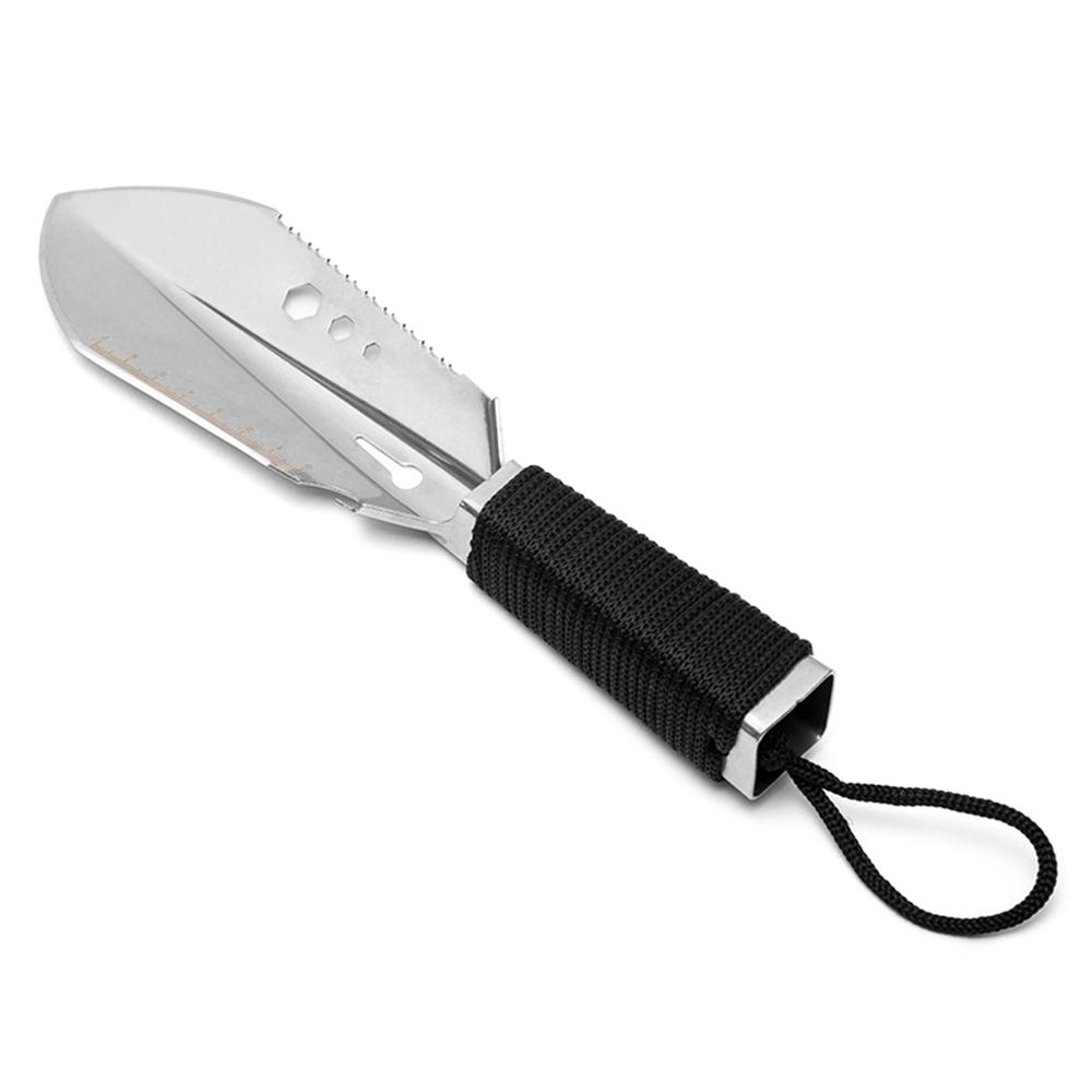 8-in-1 Multi-Tool Camping-Schaufel Outdoor Tragbare Handschaufel mit Aufbewahrungstasche zum Wandern